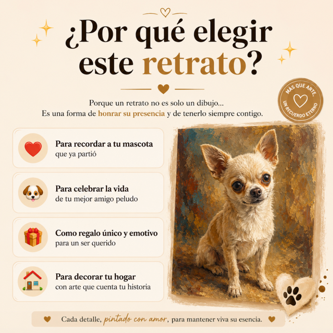 Retrato Premium de Mascota en Óleo